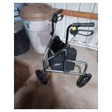 Zler Folding Rollator Walker with Storage Bag