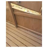 Rustic Crosscut Saw with Painted Details