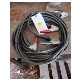 Heavy-Duty Jumper Cables with Metal Clamps