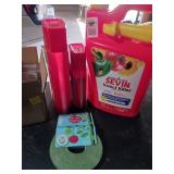 Gardening Supplies Lot with Tools and Seeds