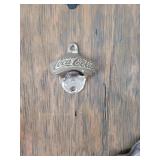 Cast Metal Coca-Cola Wall-Mounted Bottle Opener