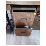 Metal Two-Drawer Filing Cabinet