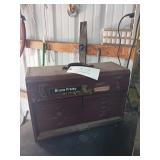 Metal Toolbox With Assorted Hand Tools