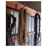 Roll of Twisted Rope with Metal Hardware