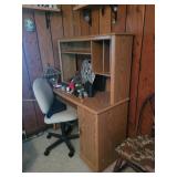 Wooden computee desk and Office Chair