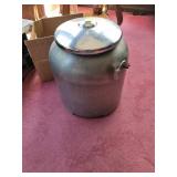Metal Milk Can with Lid