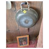 Metal Frying Pan and Small Stove Set