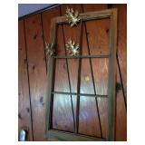 Decorative Window W/ Budweiser Opener