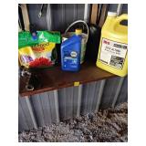 Shelf Lot With Garden and Automotive Items