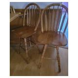 4x bid Wooden Bar Stools