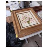 Four Framed Floral Prints