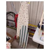 Two Ironing Boards with Fabric Covers