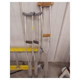 Adjustable Aluminum Crutches Set