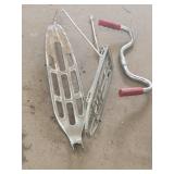 Vintage Bicycle Rack and Handlebars