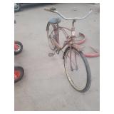 Vintage Red Bicycle