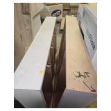 2 White Wooden Cabinets