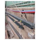 8 TIMES BID 8 Metal Sign Posts, 8ft Each