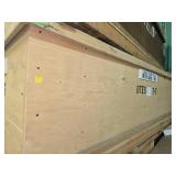 Pallet Wood Panels Stenciled with Markings