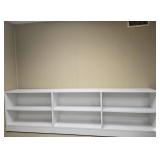 White Rectangular Bookshelf Unit