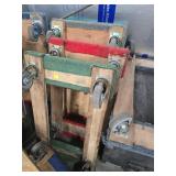 Four Wooden Furniture Dollies