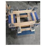 Four Wooden Furniture Dollies
