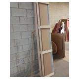 1x7ft Plexiglass Panel in Wooden Frame