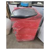 Sylvania Mini Fridge with Red Wrapping