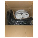 4x bid Black Adjustable Office Chairs