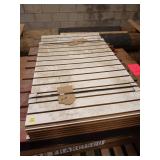 Pallet of 28x48in Slatwall Boards