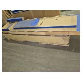 Wall and Ceiling Panels with Blue Accents