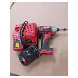Milwaukee Impact Driver With Battery & Charger