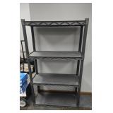 Four-Tier Plastic Shelving Unit