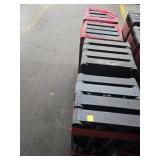 Stackable Black Plastic Shelves