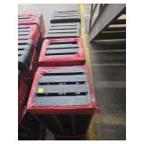 Black Plastic Stackable Shelves