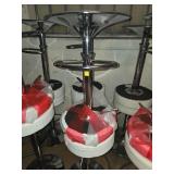 4x bid Chrome Adjustable Bar Stools