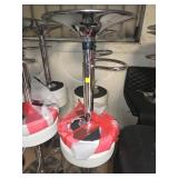 4x bid Modern Bar Stools with Chrome Finish