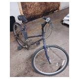 Purple Mountain Bike with Various Features