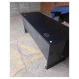 Black 2-Person Computer Desk