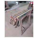 5 TIMES BID 5 Plastic Folding Saw Horses