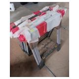 6 TIMES BID Six Plastic Folding Saw Horses