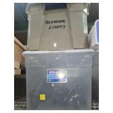 Two Storage Bins with Assorted Contents