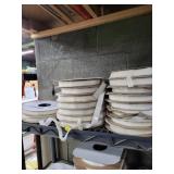 Texacro LT93 White Nylon velcro Rolls