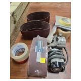 Porter-Cable Router and Sanding Supplies Lot