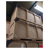 2x bid Wooden Shipping Containers