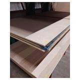 Misc Group of 1/2 and 3/4 Sheets of Material