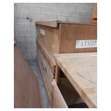 2x bid Wooden Shipping Crate, 2x4x8 Ft