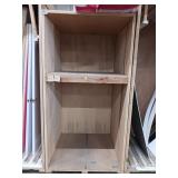 Wooden Shipping Container with Shelves