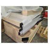 Large Stack of Custom-Tailored Black Panels