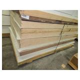 Pallet Full of Wooden Panels and Materials