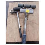 Two Heavy-Duty Flooring Rollers